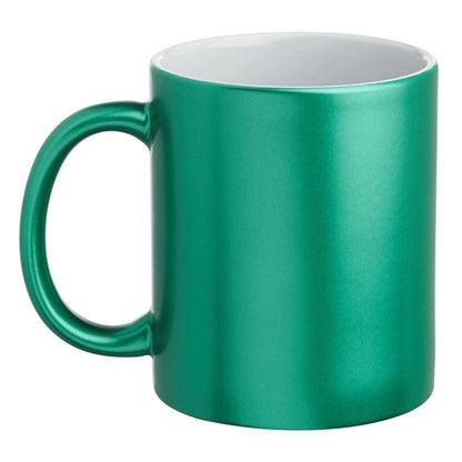 11 oz. Metallic Ceramic Custom Mug