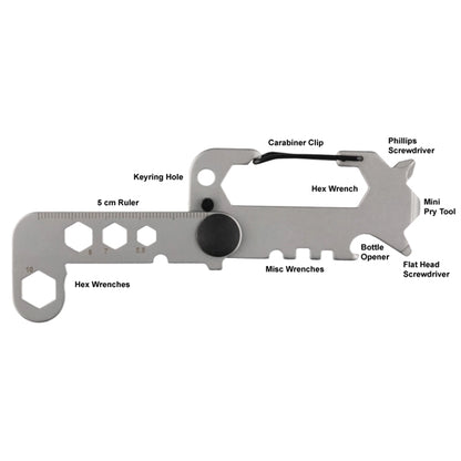 Tactical Multi-Tool Pocket Carabiner