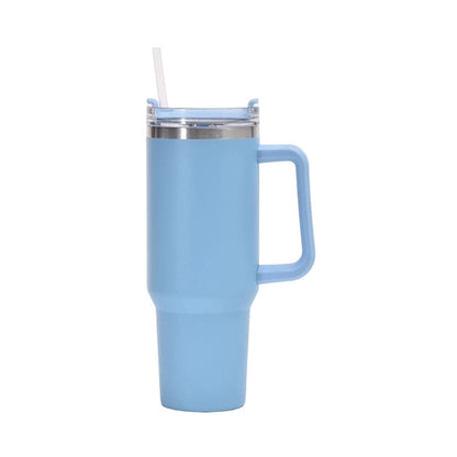 40 OZ Tumbler With Handle And Straw Lid