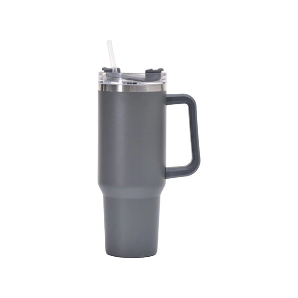 40 OZ Tumbler With Handle And Straw Lid