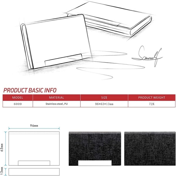 Unisex Business Card Holder