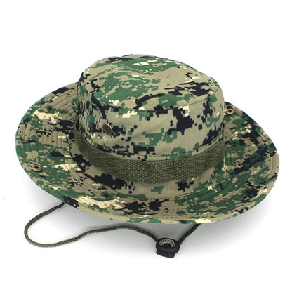 Outdoor Wide Brim Fishing Cap Boonie Bucket Safari Hat