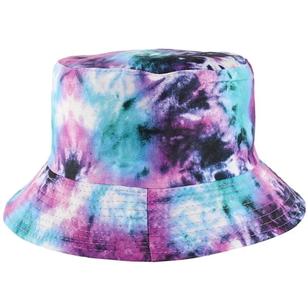 Double Sided Reversible Tie Dye Summer Bucket Hat
