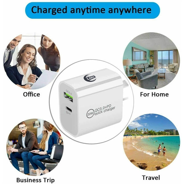USB Type-C Wall Fast Charger PD Power Adapter
