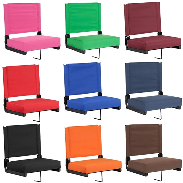 Portable Folding Chair for Bleachers and Benches
