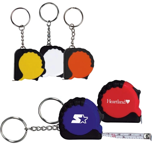 Marketing Mini Grip Tape Measure Keychains