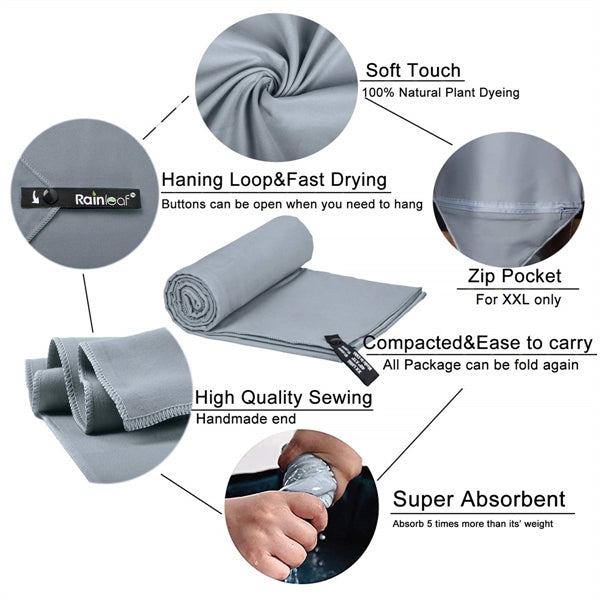 Travel Sports Beach Fast Drying Towel