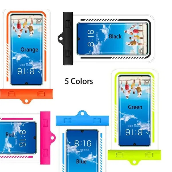 Safety Waterproof Touch-Thru Phone Pouch Bag