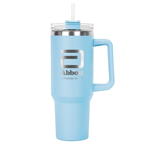 The Hippo Mug & Straw Lid with Twist Closure - 40 oz