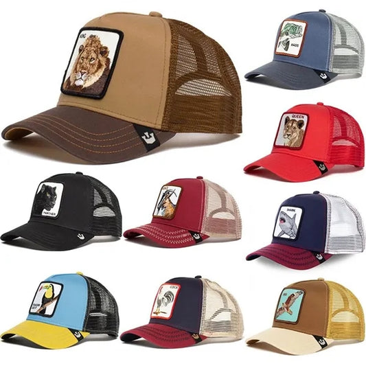 Embroidered Patch Trucker Baseball Mesh Cap