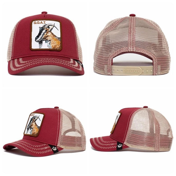 Embroidered Patch Trucker Baseball Mesh Cap