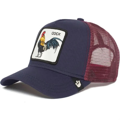 Embroidered Patch Trucker Baseball Mesh Cap