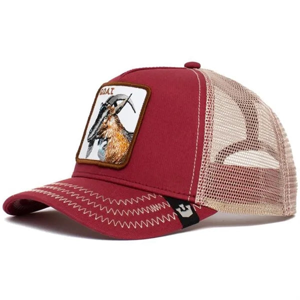 Embroidered Patch Trucker Baseball Mesh Cap