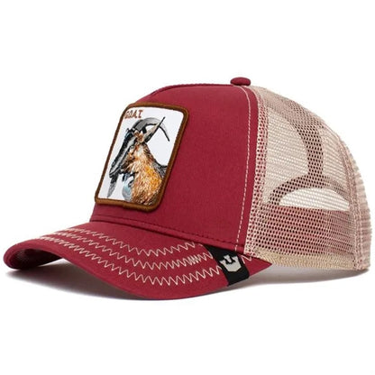 Embroidered Patch Trucker Baseball Mesh Cap