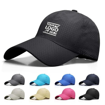 Quick Drying 6 Panel Breathable Mesh Baseball Cap
