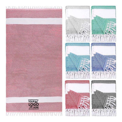 Travel Turkish Cotton Beach Towel Oversized Bath Blanket