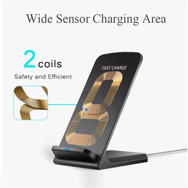 Qi Fast Wireless Charger Charging Stand