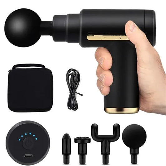 Mini massager gun with carry bag