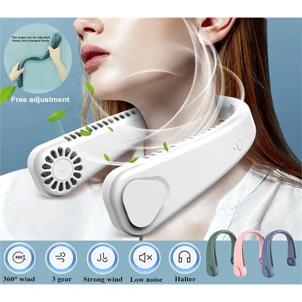 Portable Bladeless Mini Fan Neckband