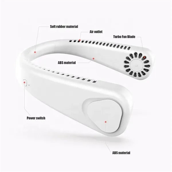 Portable Bladeless Mini Fan Neckband