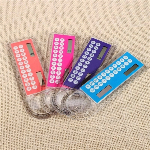 3 in 1 Ruler Pocket Math  Solar Power Calculator