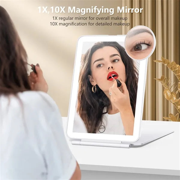 Travel Makeup Mirror with 10X Magnifying
