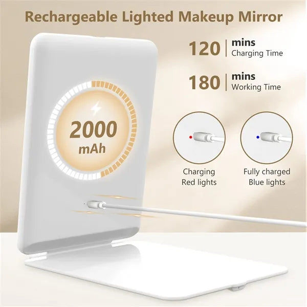 Travel Makeup Mirror with 10X Magnifying