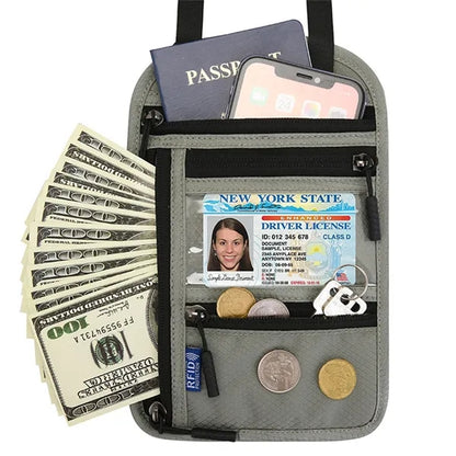 Neck Wallet Passport Holder