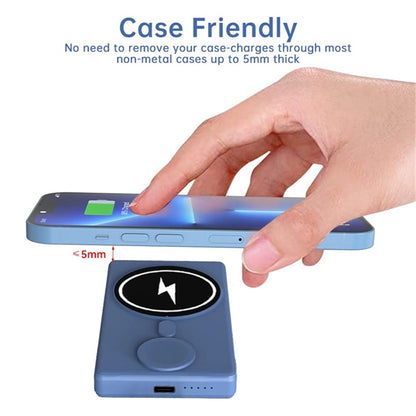 3 in 1 Slim 5000mAh Magnetic Wireless Power Bank