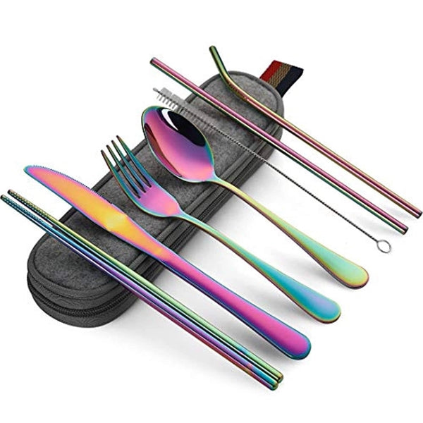 Portable Stainless Steel Flatware Set