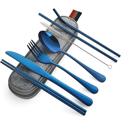 Portable Stainless Steel Flatware Set