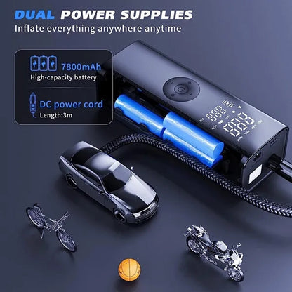 Cordless Tire Inflator Car Air Pump