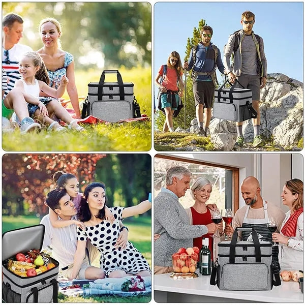 2 Layers Leakproof Insulated Cooler Bag