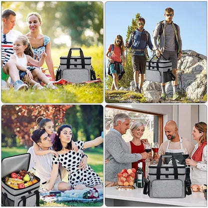 2 Layers Leakproof Insulated Cooler Bag
