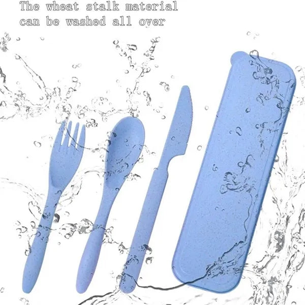 Travel Utensil Set with Case