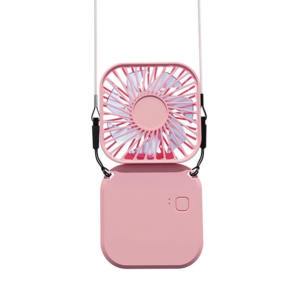 Hanging Mini Neck Fan with External Battery