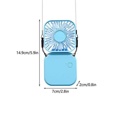 Hanging Mini Neck Fan with External Battery