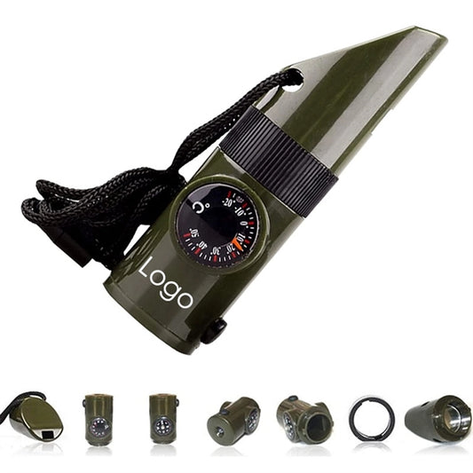 Multifunctional Emergency Survival Whistle 7 in 1