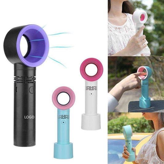 Portable Mini Handheld Leafless Fan