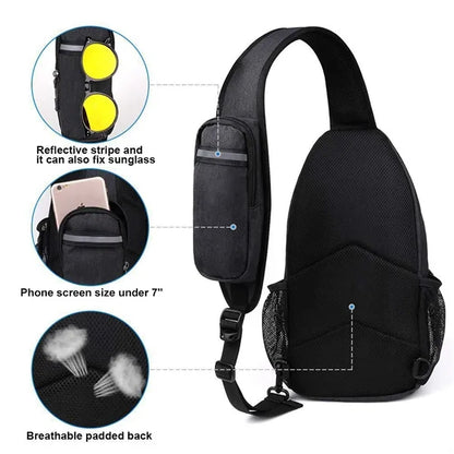 15In Crossbody Waterproof Sling Bag
