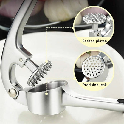 Kitchen Stainless Steel Garlic Press
