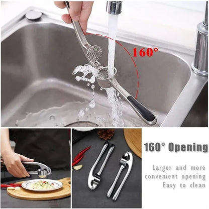 Kitchen Stainless Steel Garlic Press