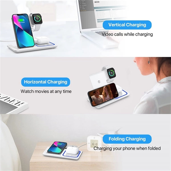 3 in 1 Wireless Charger Charging Station