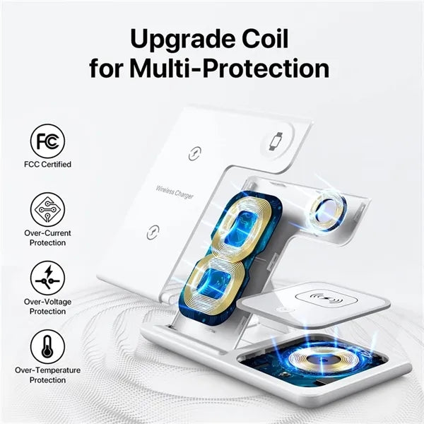3 in 1 Wireless Charger Charging Station