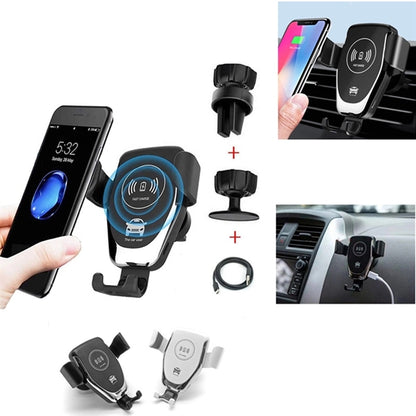 2 In 1 Car Phone Holder Mount Wireless Charger
