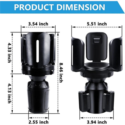 Adjustable Car Cup Holder Expander Adapter