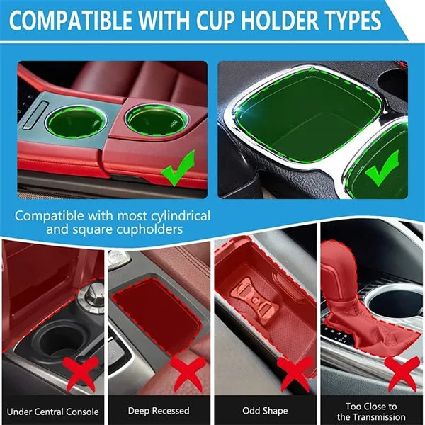 Adjustable Car Cup Holder Expander Adapter