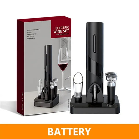 Electric Wine Opener Gift Set