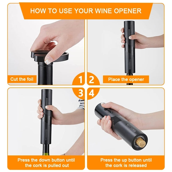 Electric Wine Opener Gift Set