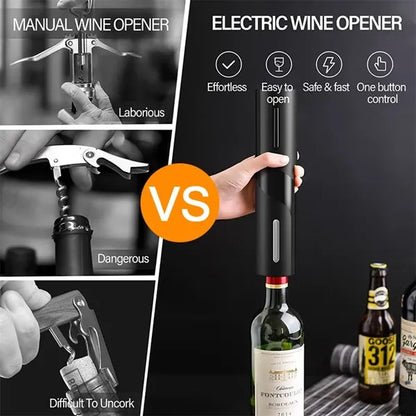Electric Wine Opener Gift Set